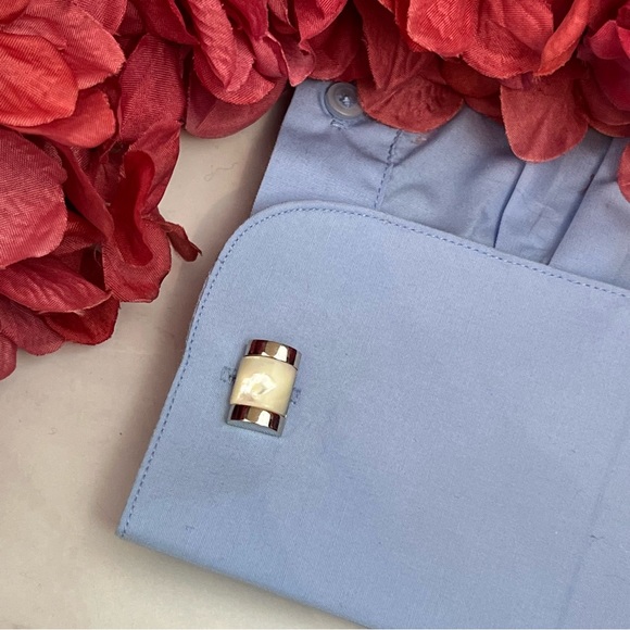 Elegant Silver and Mother of Pearl 3 Pcs Set Cufflinks & Tie Clip - Picture 10 of 17